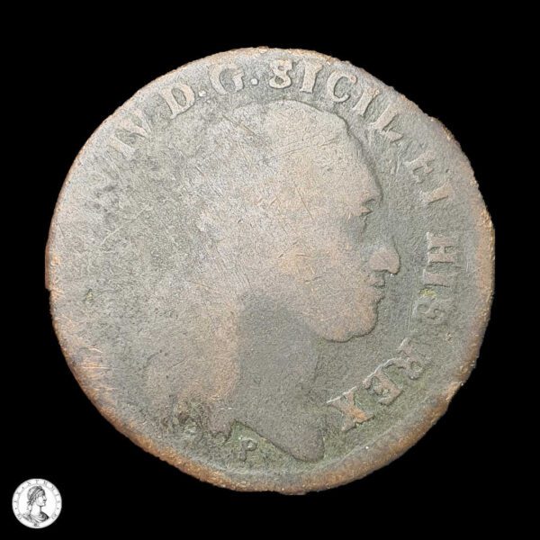 012551a Nápoles Fernando IV (1759-1816) 1797 8 Tornesi
