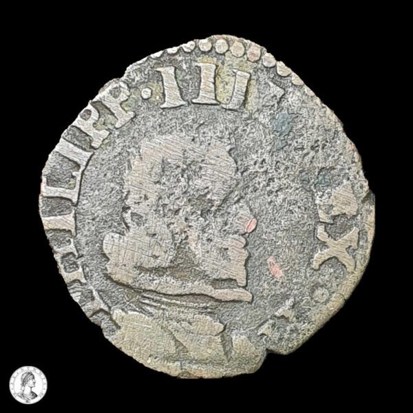 012564a Milán Felipe IV (1621-1665) ND 1 Quattrino