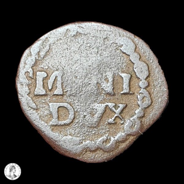 012569r Milán Carlos III (1706-1740) 1707 Quattrino
