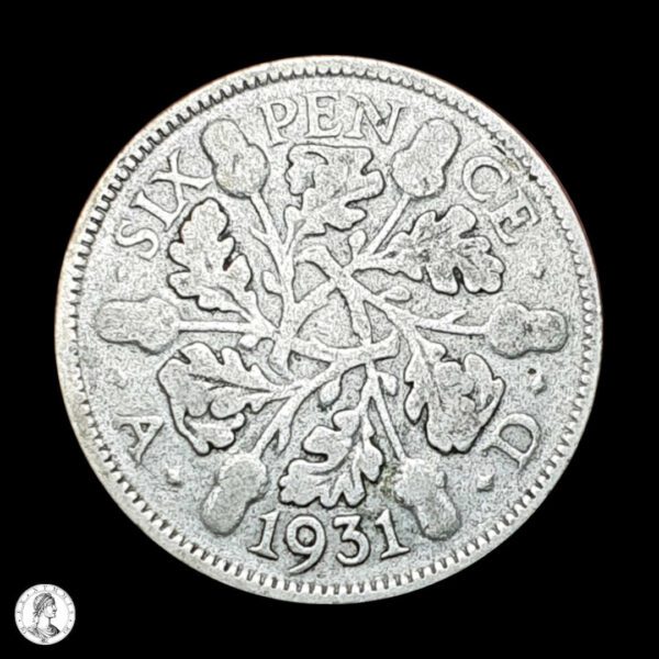 002401r Reino Unido Jorge V (1910-1936) 1931 6 Peniques