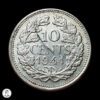 002449r Países Bajos Guillermina (1890-1948) 1941 10 Centavos