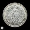 002455r Países Bajos Guillermina (1890-1948) 1935 10 Centavos