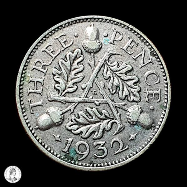 002460r Reino Unido Jorge VI (1936-1952) 1932 3 Peniques