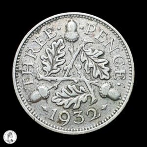 Reino Unido Jorge VI (1936-1952) 1932 3 Peniques