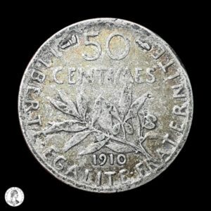 Francia 1910 50 Céntimos