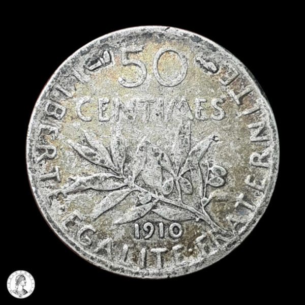 002492r Francia 1910 50 Céntimos