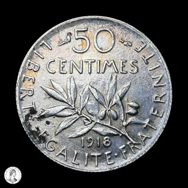 002496r Francia 1918 50 Céntimos