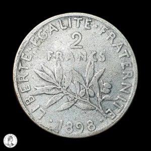Francia 1898 2 Francos