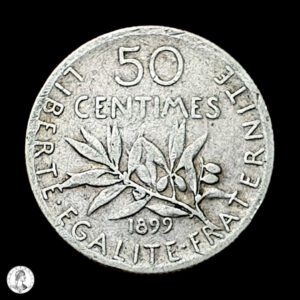 Francia 1899 50 Céntimos