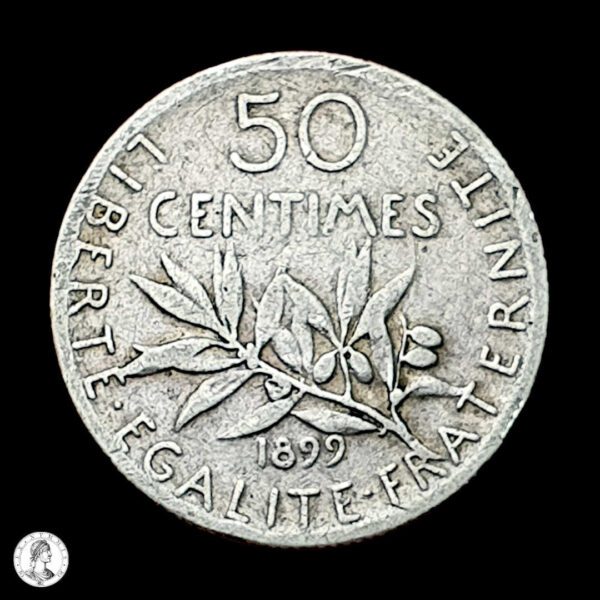 Francia 1899 50 Céntimos