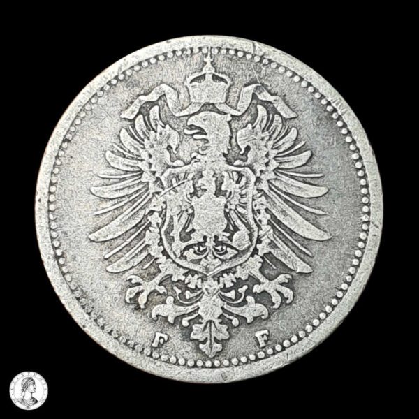 Imperio Alemán Guillermo I (1871-1888) 1876 F 20 Peniques