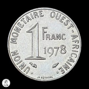 Estados Del África Occidental 1978 1 Franco