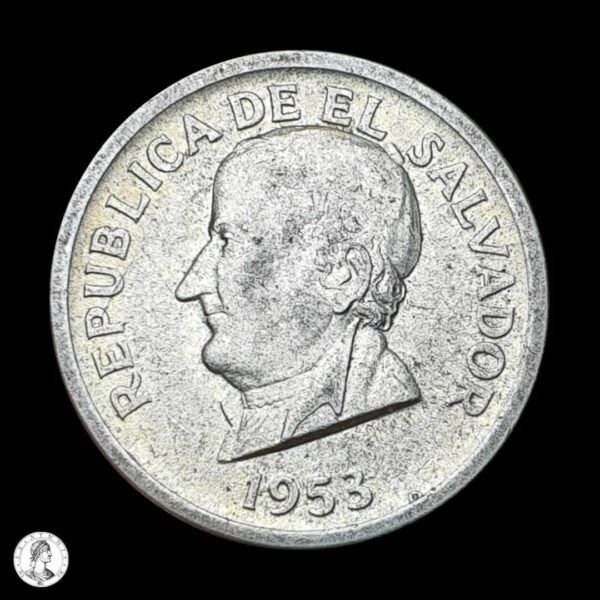 El Salvador 1953 25 Centavos