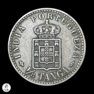 India Portuguesa Carlos I (1889-1908) 1901 ⅛ Tanga