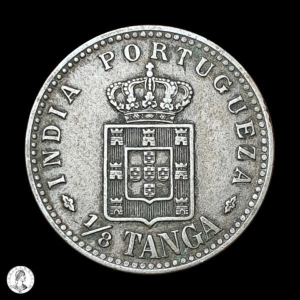 012791r India Portuguesa Carlos I (1889-1908) 1901 ⅛ Tanga