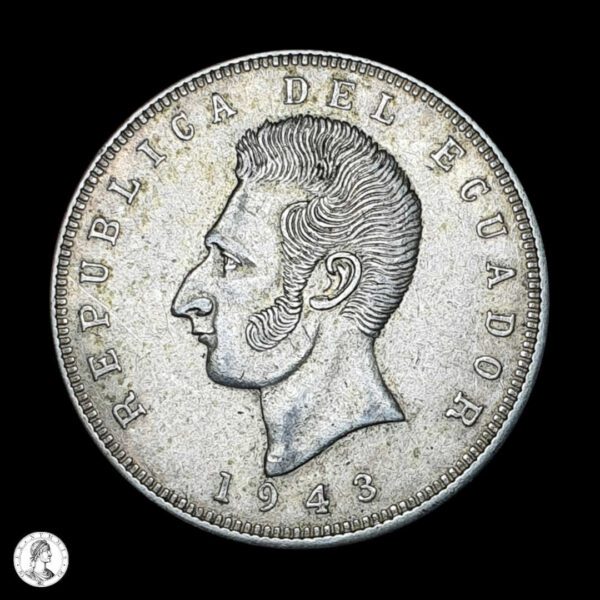 Ecuador 1943 5 Sucres