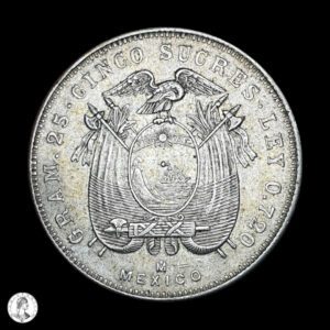 Ecuador 1943 5 Sucres