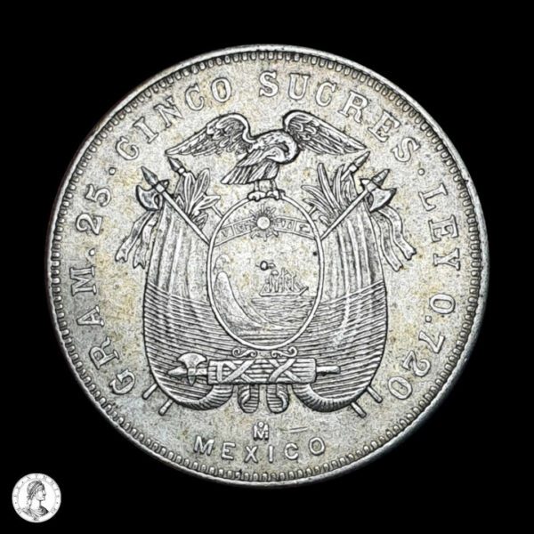 Ecuador 1943 5 Sucres