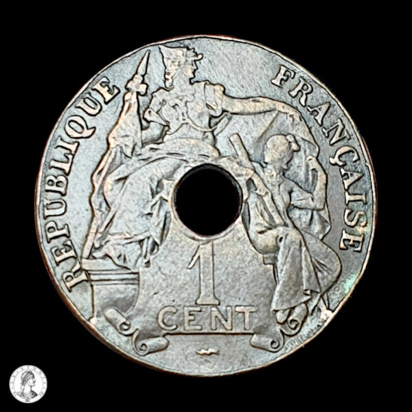 Indochina (Francesa) 1923 1 Céntimo