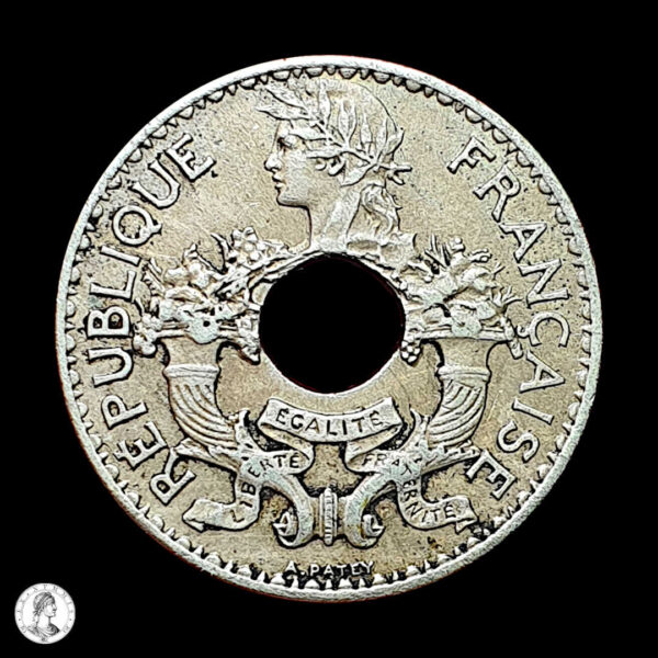 012592a Indochina (Francesa) 1939 5 Céntimos