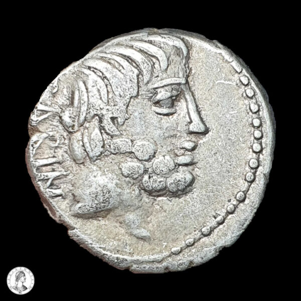 012872a República Romana L. Titurius Sabinus 89 a.C. Denario