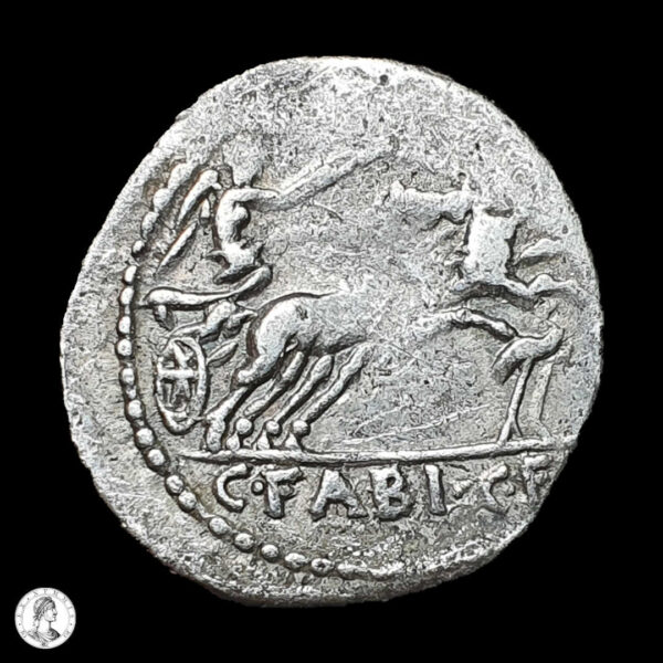 República Romana C. Fabius 102 A.C. Denario