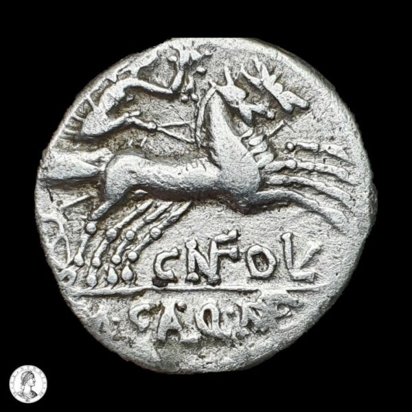 República Romana M. Calidius, Q. Metellus 117/6 a.C. Denario