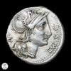 República Romana M. Sergius Silus 116/5 a.C. Denario