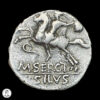 República Romana M. Sergius Silus 116/5 a.C. Denario