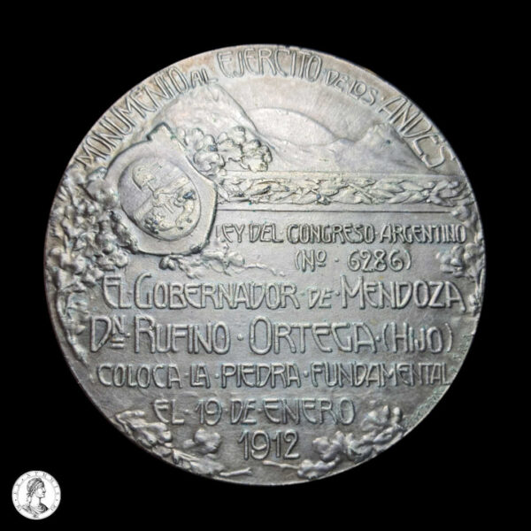 Argentina Monumento al Ejército de los Andes 1912