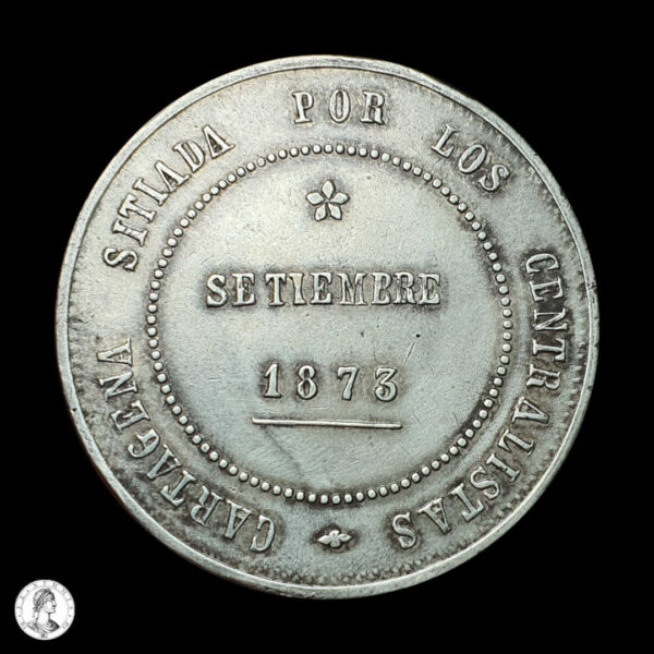 Cartagena Revolución Cantonal 1873 5 Pesetas