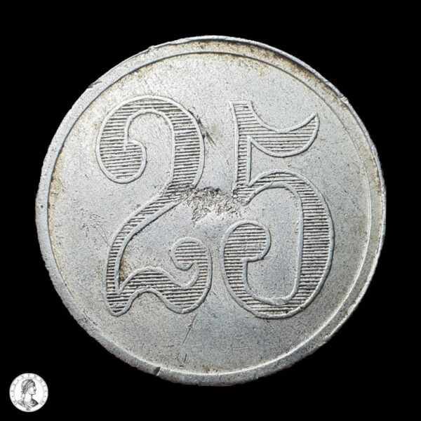 Uruguay Ficha De Estancia s/f ficha Valor 25