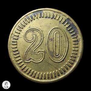 Uruguay Ficha Genérica s/f ficha Valor 20