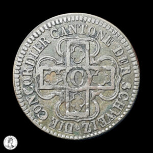 012800a Cantón De Friburgo 1828 1 Batzen