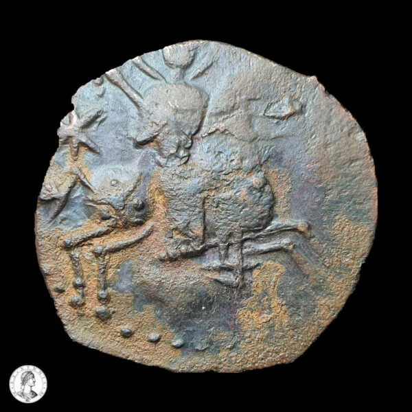 Sultanato Del Rum Sulayman II (1196-1204 D.C.) AH 595 Fals