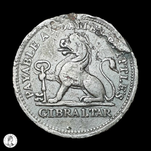 Gibraltar Token privado 1820 1 Cuarto