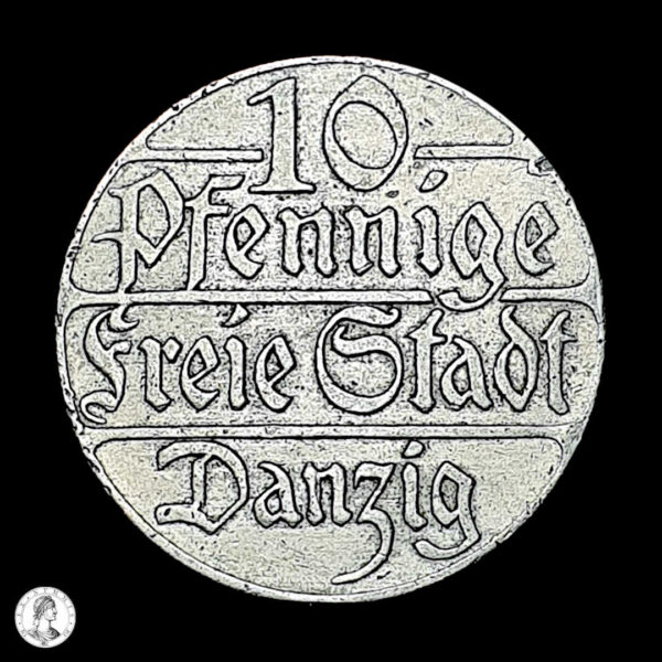Dánzig 1923 10 Peniques