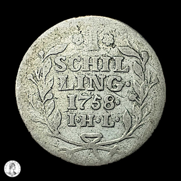 Hamburgo 1758 1 Chelín