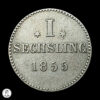 Hamburgo 1855 1 Sechsling