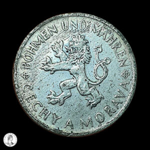 Bohemia Y Moravia 1943 1 Corona