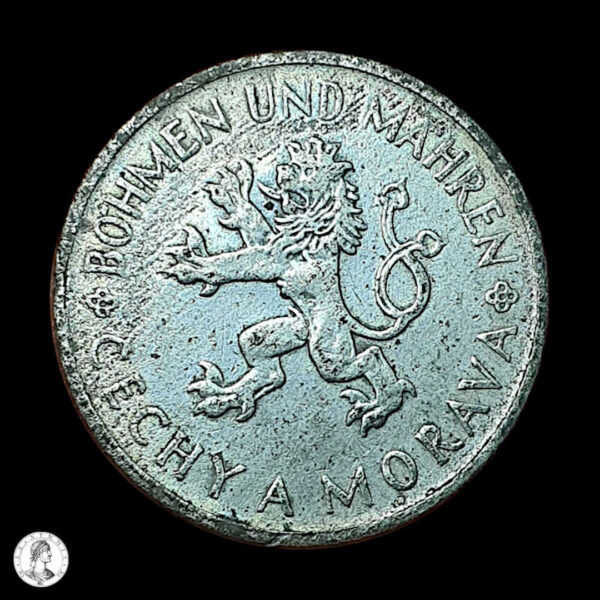 Bohemia Y Moravia 1943 1 Corona