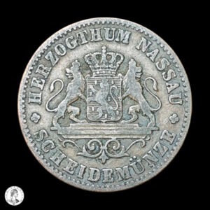 Nassau Adolfo (1839-1866) 1862 1 Kreuzer