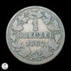 013138r Nassau Adolfo (1839-1866) 1862 1 Kreuzer