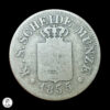 Sajonia Juan I (1854-1873) 1855 1/2 Neugroschen/ 5 Peniques