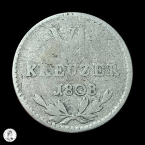Baden Carlos Federico I (1806-1811) 1808 6 Kreuzer