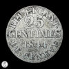 Ginebra 1844 25 Céntimos