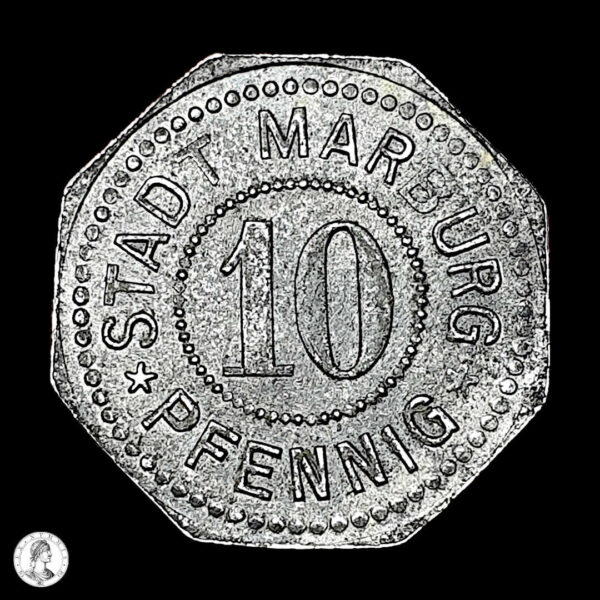 Alemania (Marburgo) 1917 10 Peniques