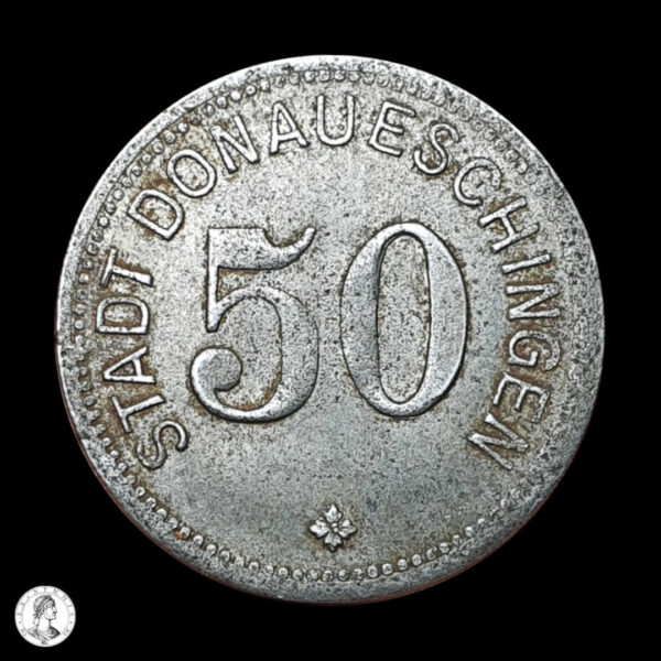 Alemania (Donaueschingen) 1918 50 Peniques