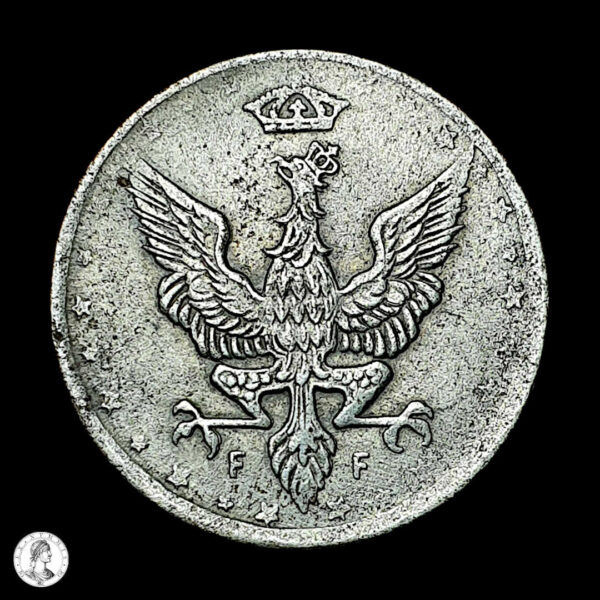 Polonia (Regencia) 1917 10 Peniques