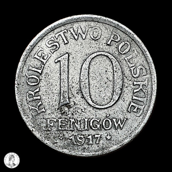 Polonia (Regencia) 1917 10 Peniques